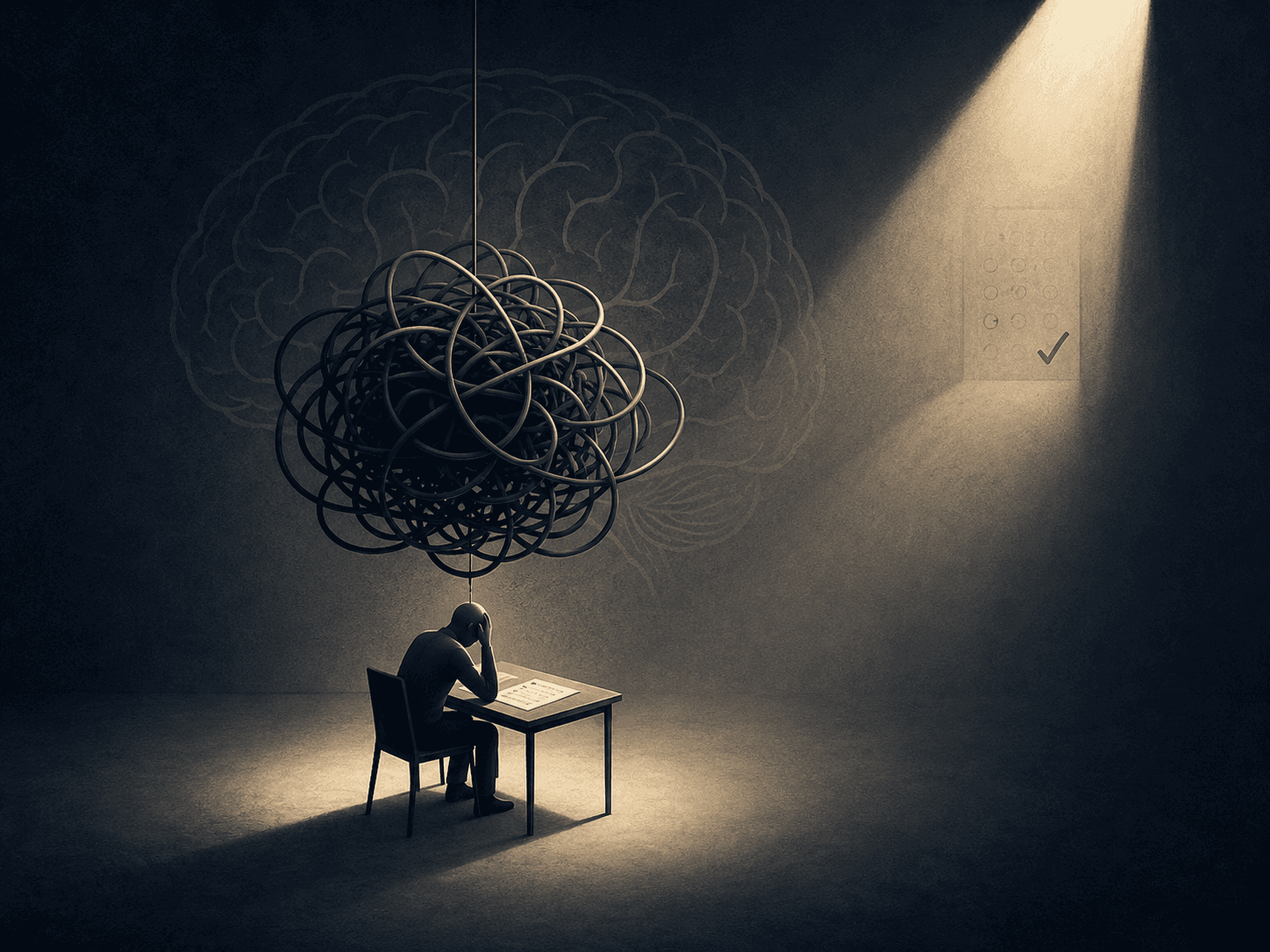 English test anxiety affecting IELTS, TOEFL, PTE, and scholarship test performance